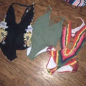 Sexy one piece bathing suits